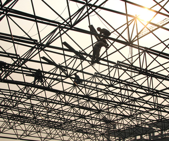 信州区厂房网架安装