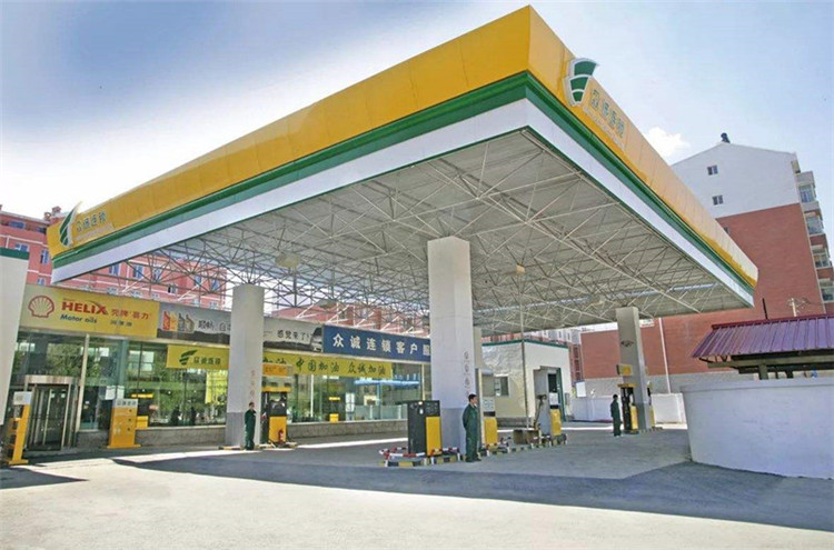 信州区加气站钢结构网架案例7